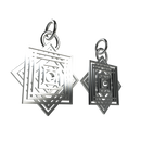 Vortex Pendant Earrings White Light Collection