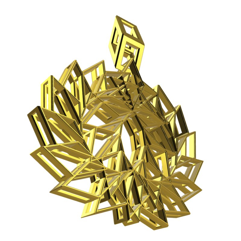 Phoenix Pendant with link