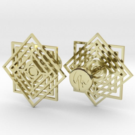 TARDIS in the Vortex Inspired Cufflinks Theta Sigma