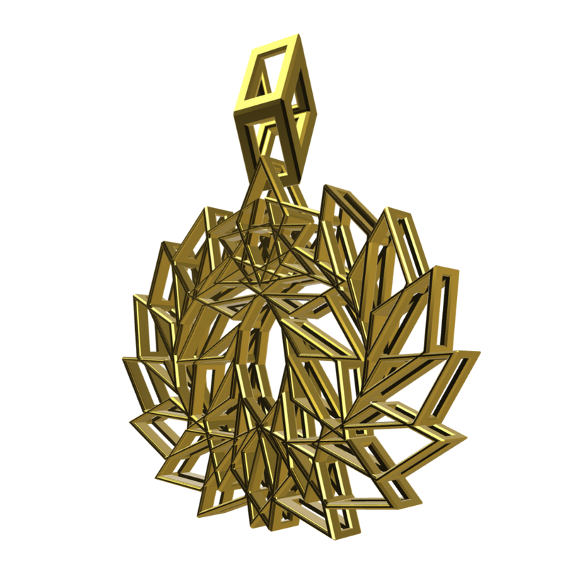 Phoenix Pendant with link