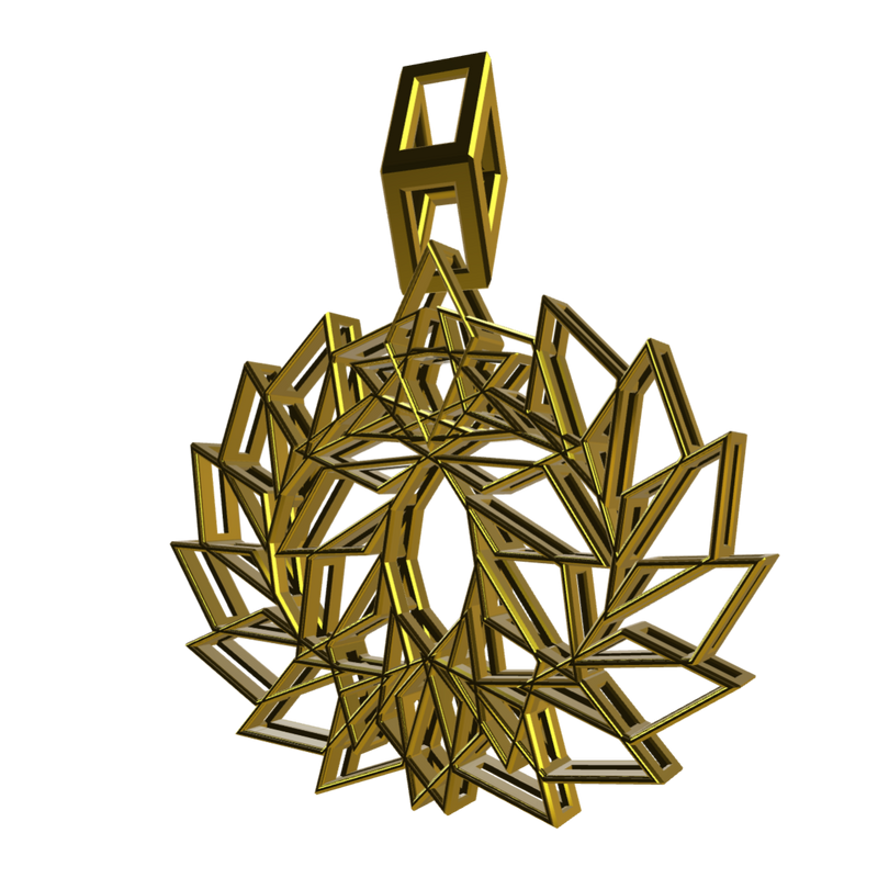 Phoenix Pendant with link