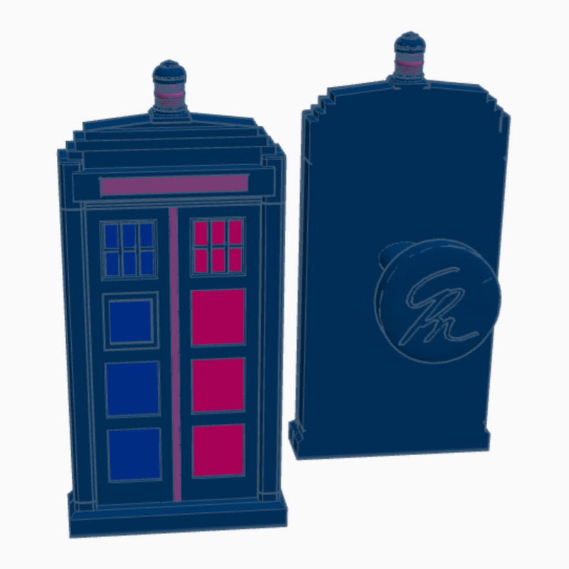 TARDIS Pride Cufflinks