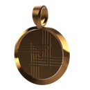 Saint Brigid Cross Medallion Pendant