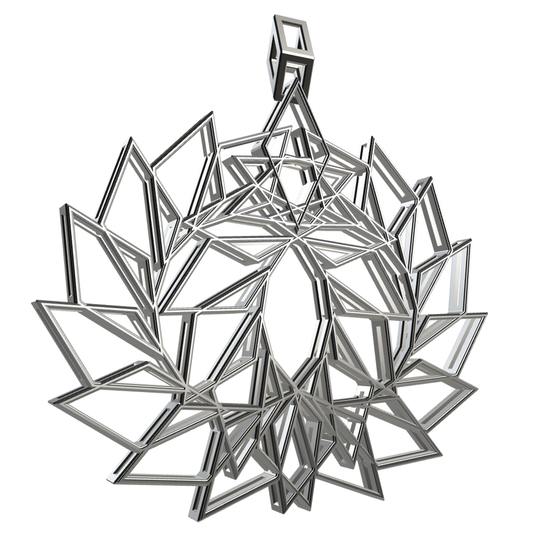 Phoenix Pendant with link