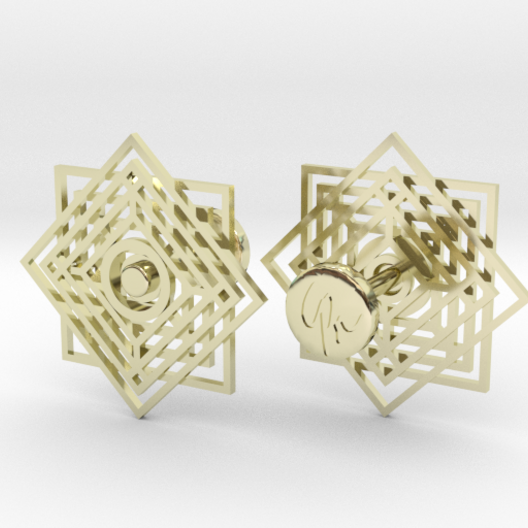 TARDIS in the Vortex Inspired Cufflinks Theta Sigma