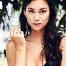 Voronoii silver earrings